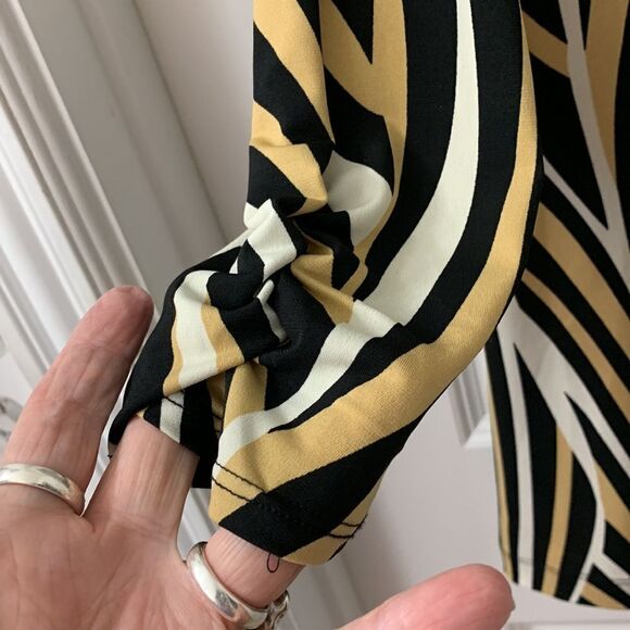 Perceptions New York size 14 open front lightweight jacket w/ruched sleeves - Picture 5 of 7